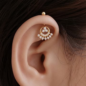 Pearl Chandbali Bugadi