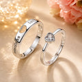 Heart Match Couple Ring