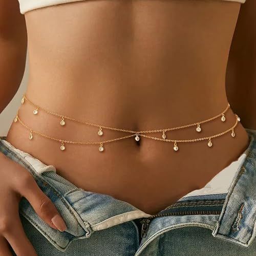  Belly Hip Chain