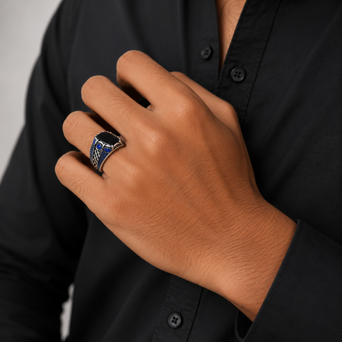gents silver ring
