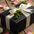Black & Ivory Ribbon Gift Box