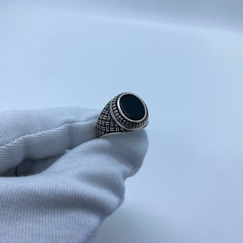 mens silver ring