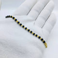 Black Pearl Link Bracelet
