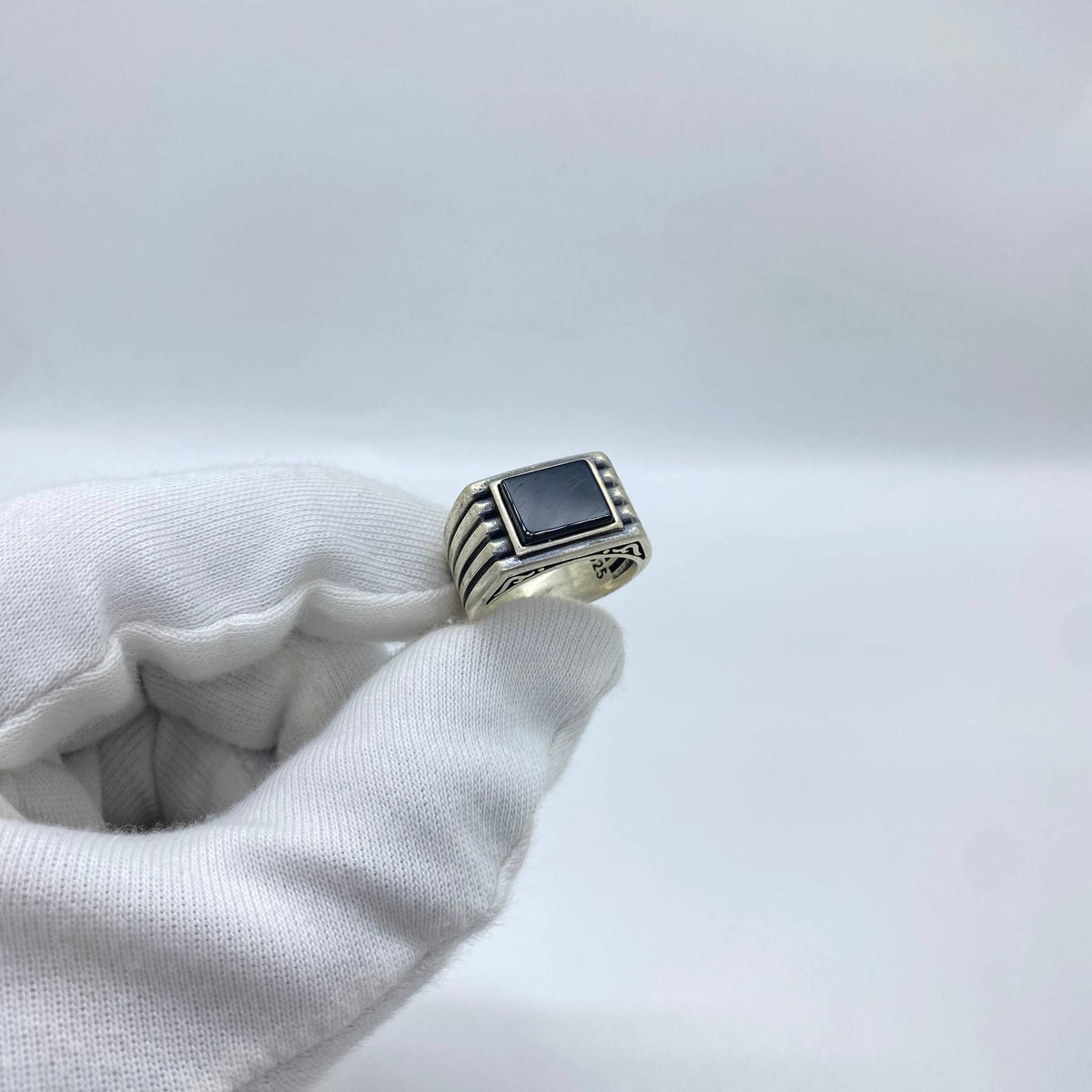 mens silver ring