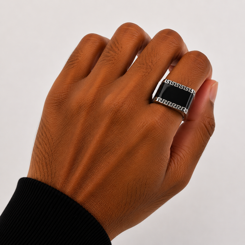 gents silver ring