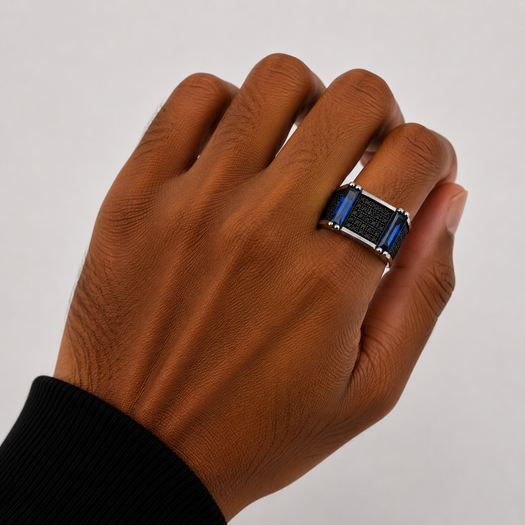 gents silver ring