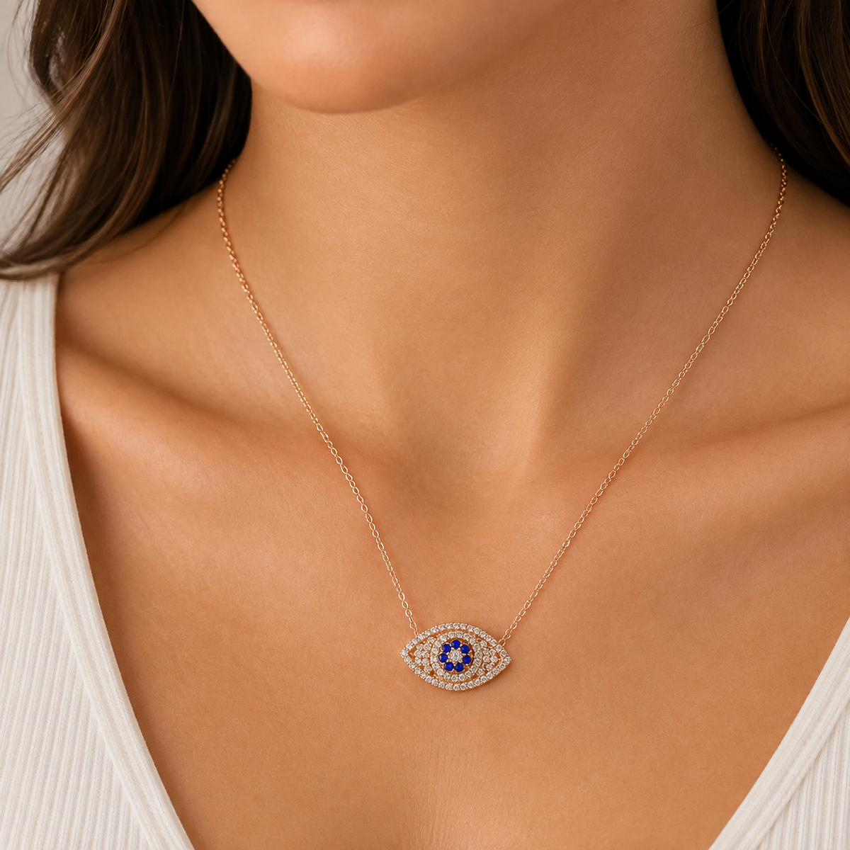 silver necklace
