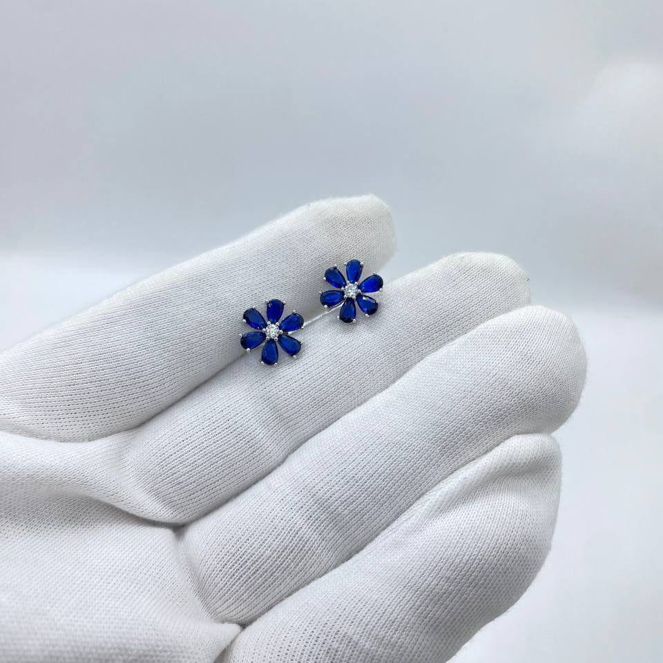 silver earrings