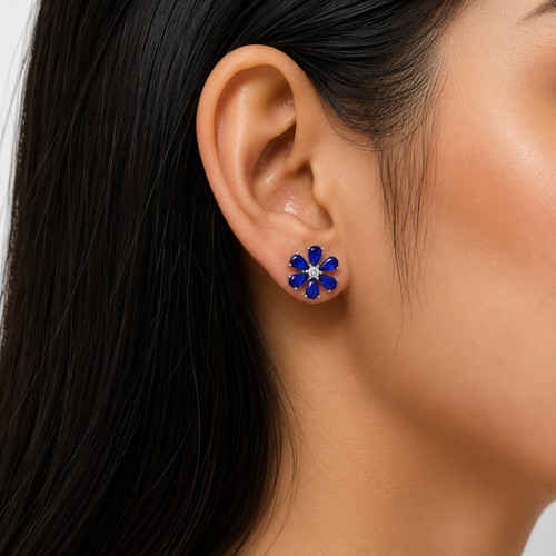 silver earrings