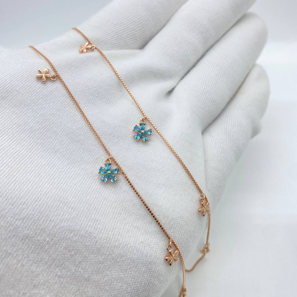 silver anklet