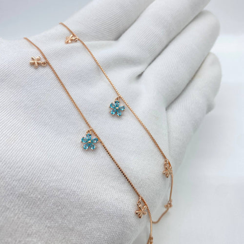 silver anklet