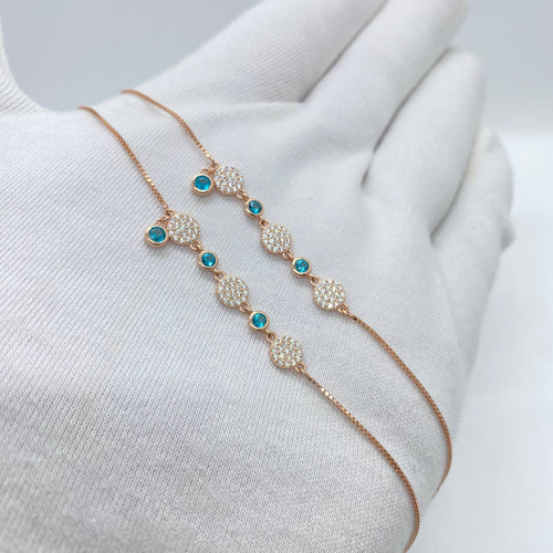 silver anklet