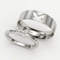 Butterfly Couple Ring