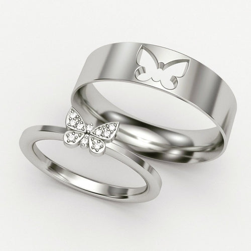 Butterfly Couple Ring