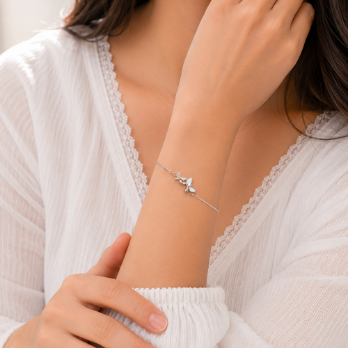 silver bracelet