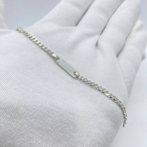 Child’s Silver ID Bracelet 