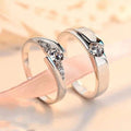 Classic Crystal Couple Ring