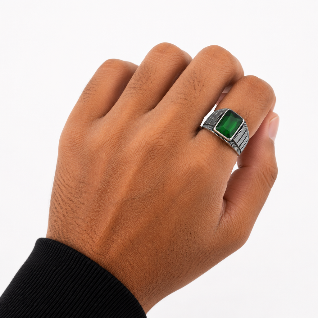 gents silver ring