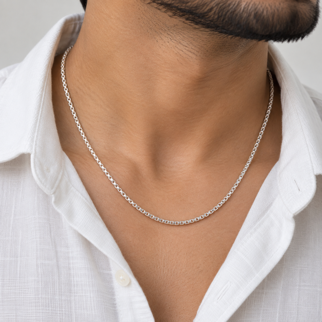 Classic Silver Box Chain