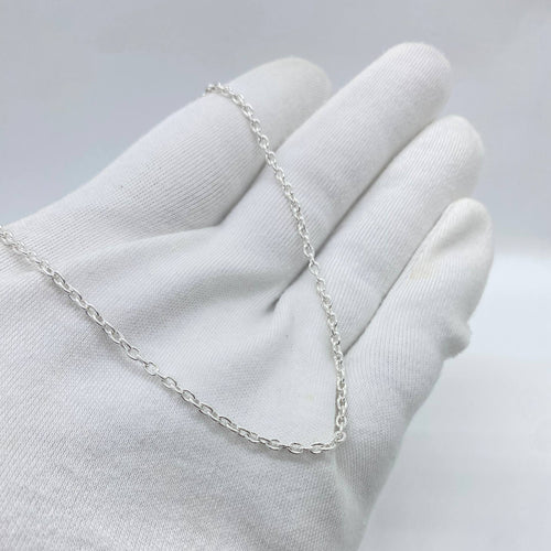 Classic Silver Cable Chain