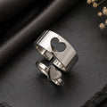 Classic Solitaire Couple Ring