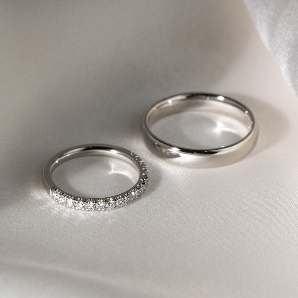Classic Spark Couple Rings