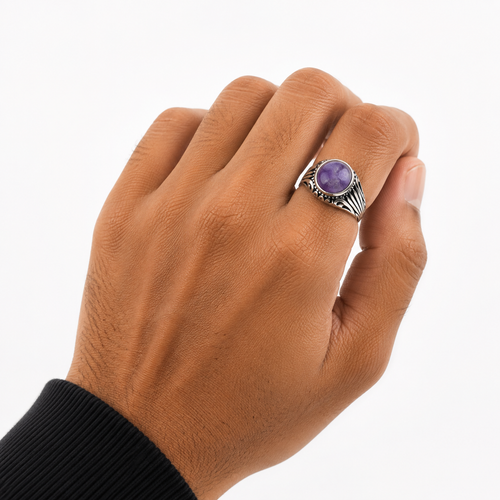 silver gents ring