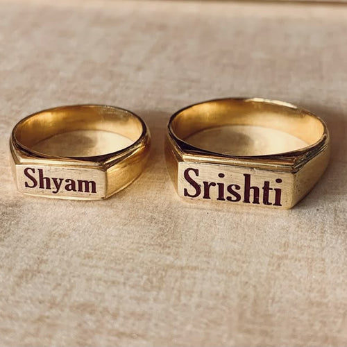 Couple silver rings