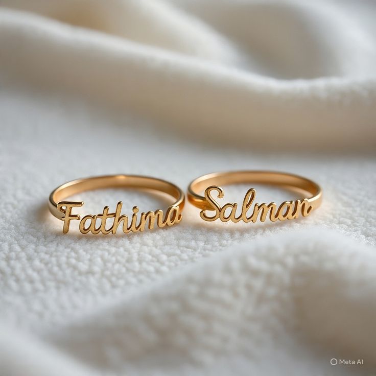 Couple silver rings