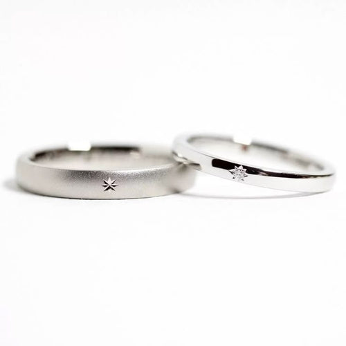 Couple silver rings