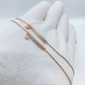 silver anklet