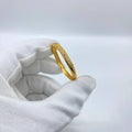 Crystal Bar Yellow Silver Bangle