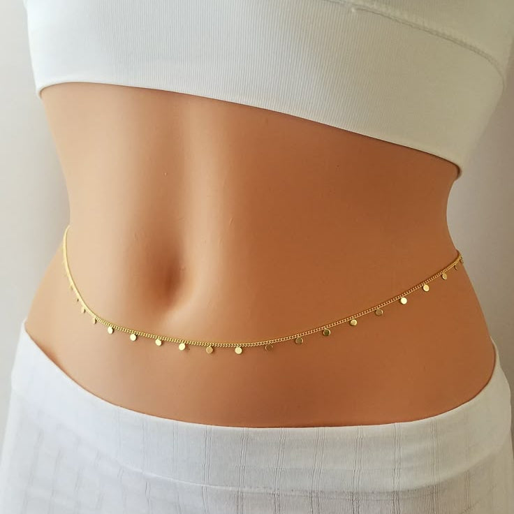 Crystal Bloom Waist Chain