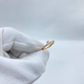 Crystal Butterfly Rose Silver Ring