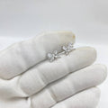 silver earrings