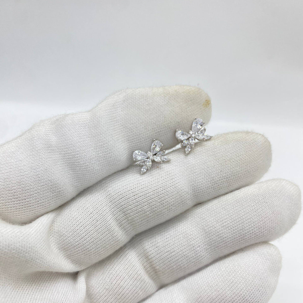 silver earrings