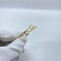 Crystal Clover Gold Bangle