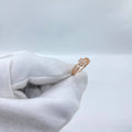 Crystal Flower Rose Gold Ring