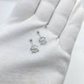 silver earrings