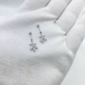 silver earrings