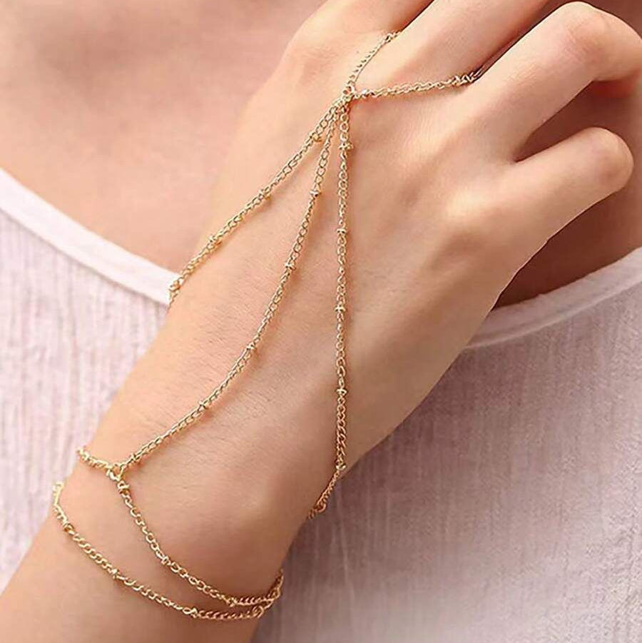 Crystal Line Hand Chain