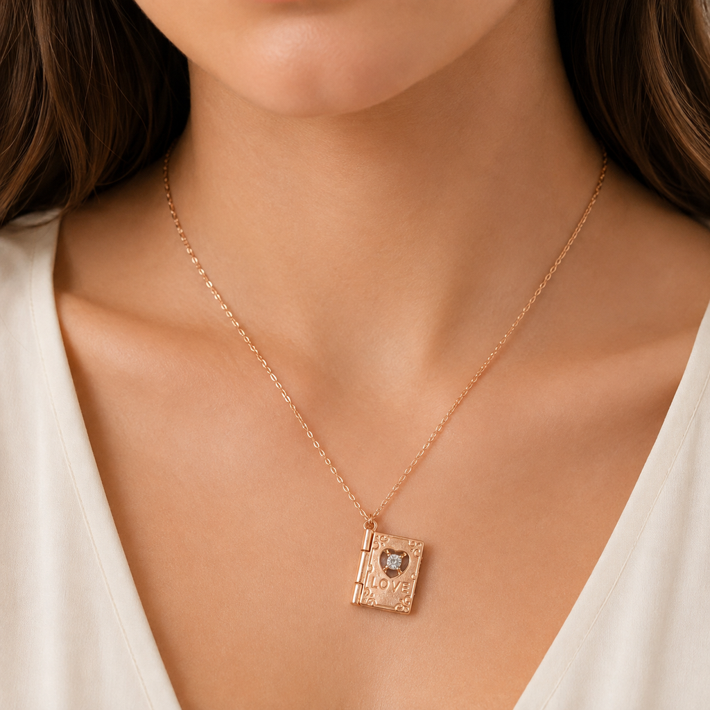 silver necklace