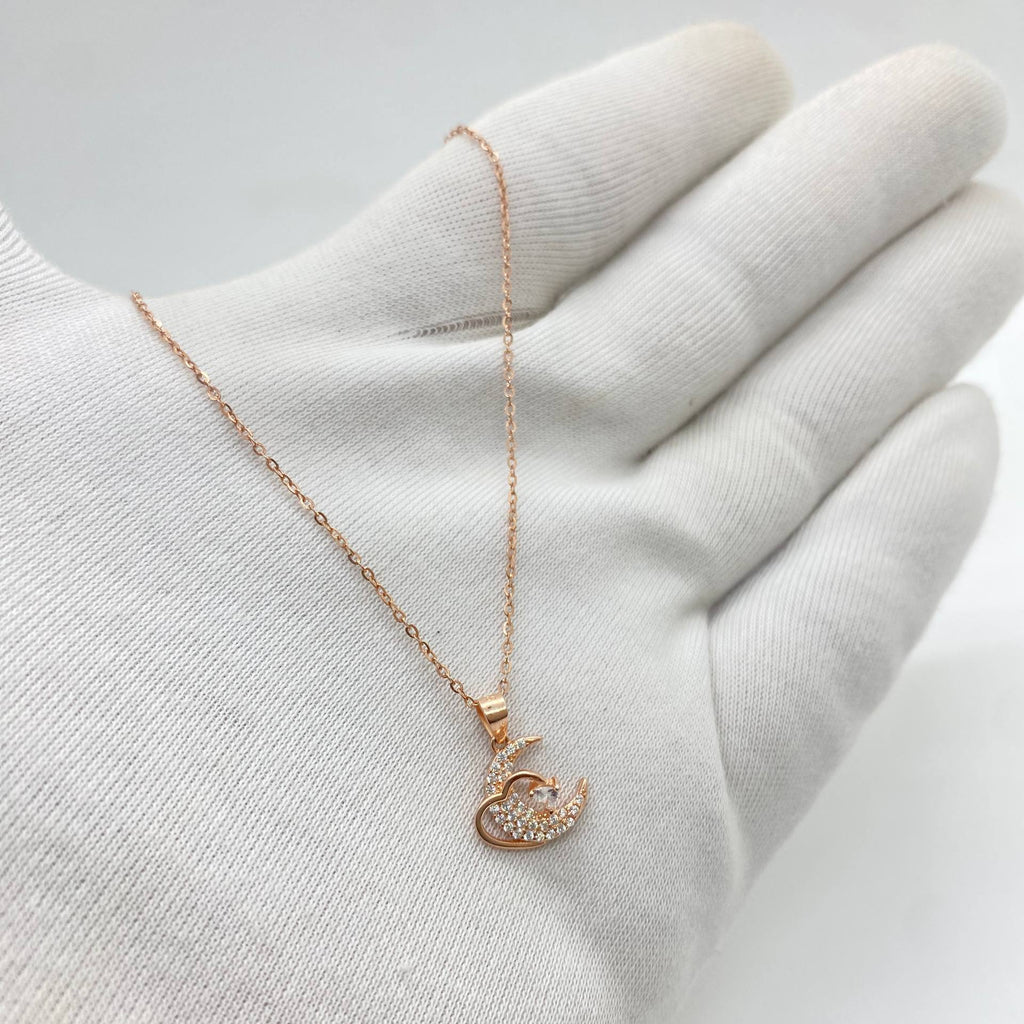 silver necklace
