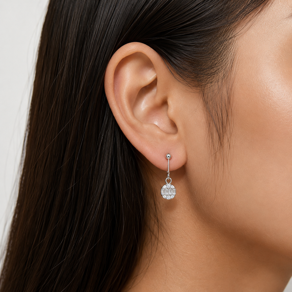 silver earring