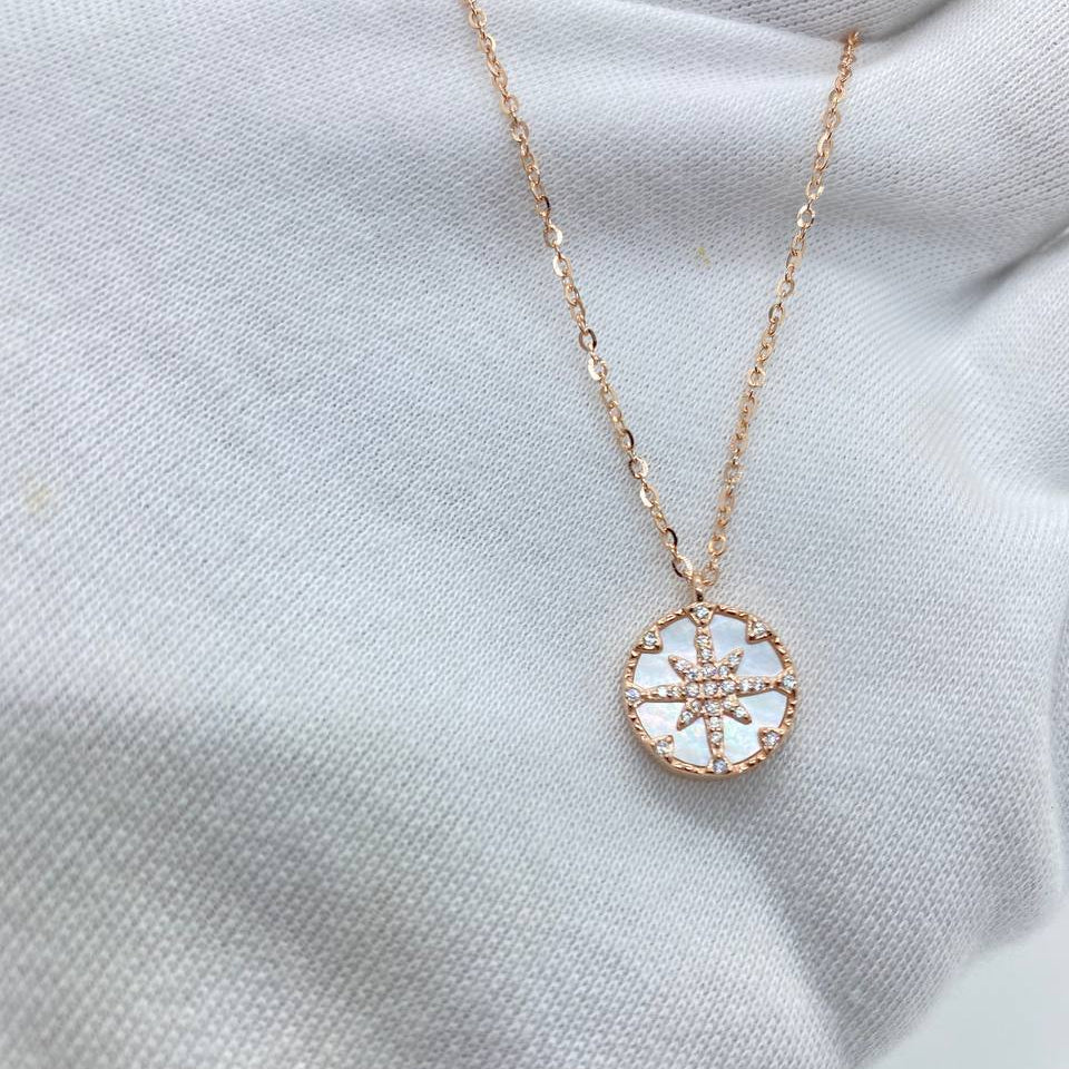 silver necklace