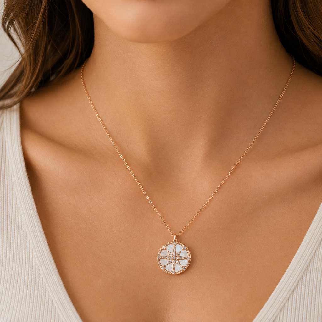 silver necklace 