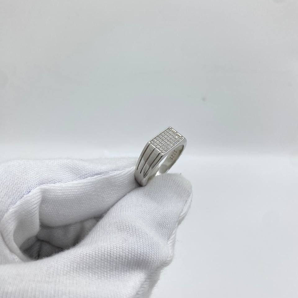 mens silver ring