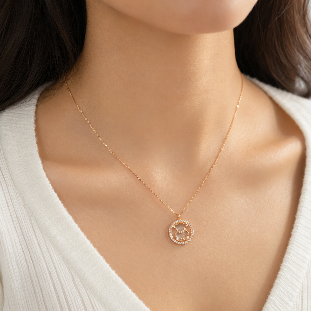 silver necklace