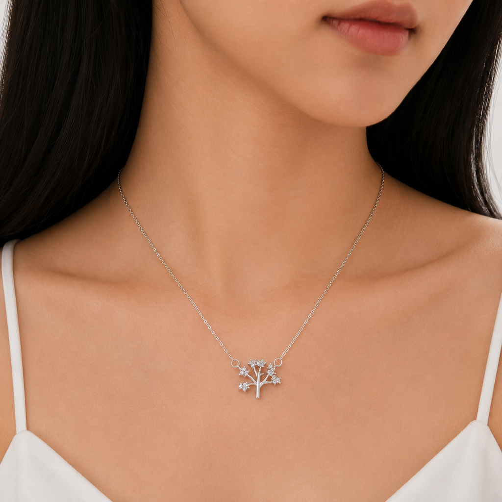 Crystal Tree of Life Necklace