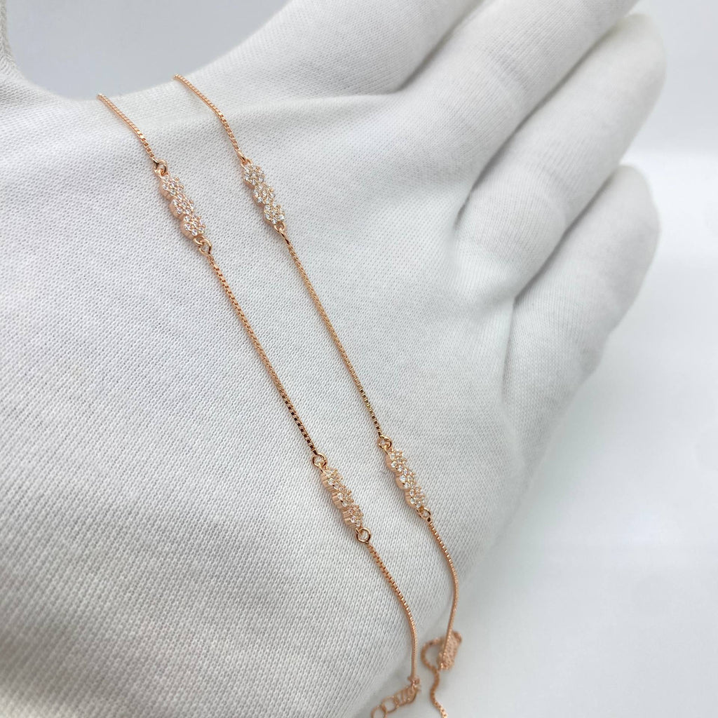 silver anklet